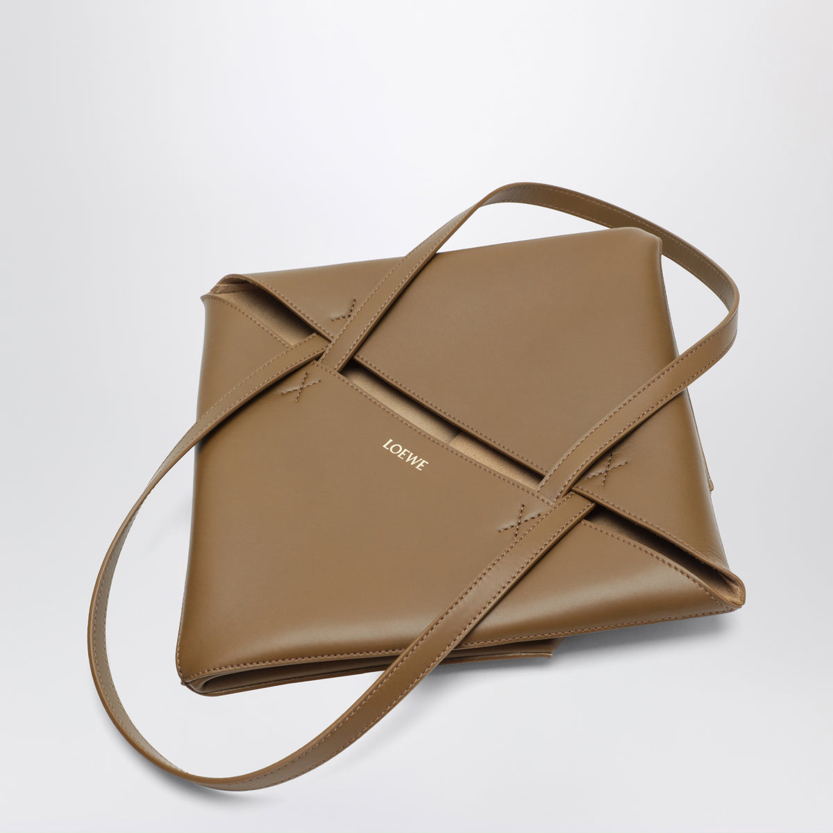 Medium Puzzle Fold Tote bag in Bronze