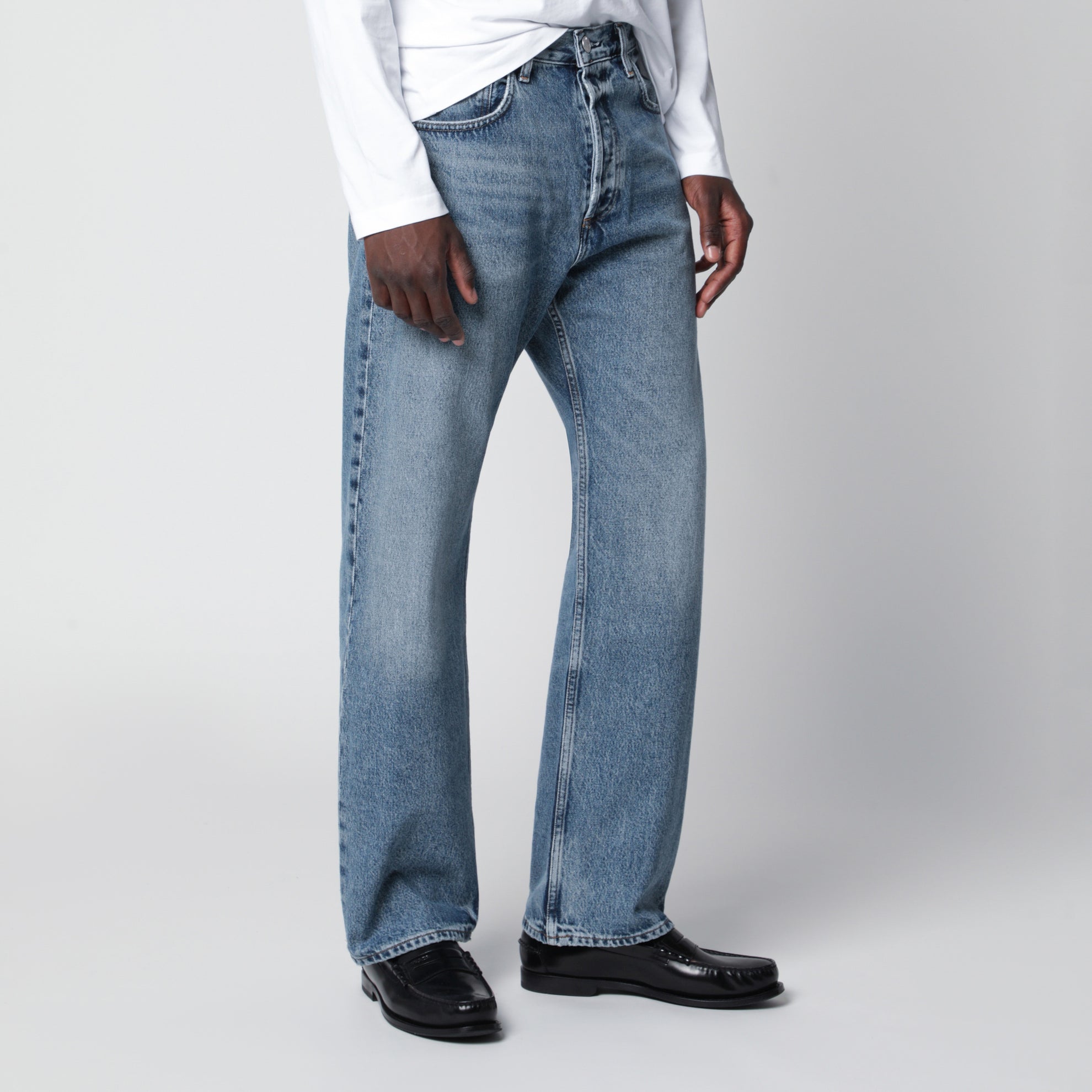 Blue Friction jeans in regenerated denim