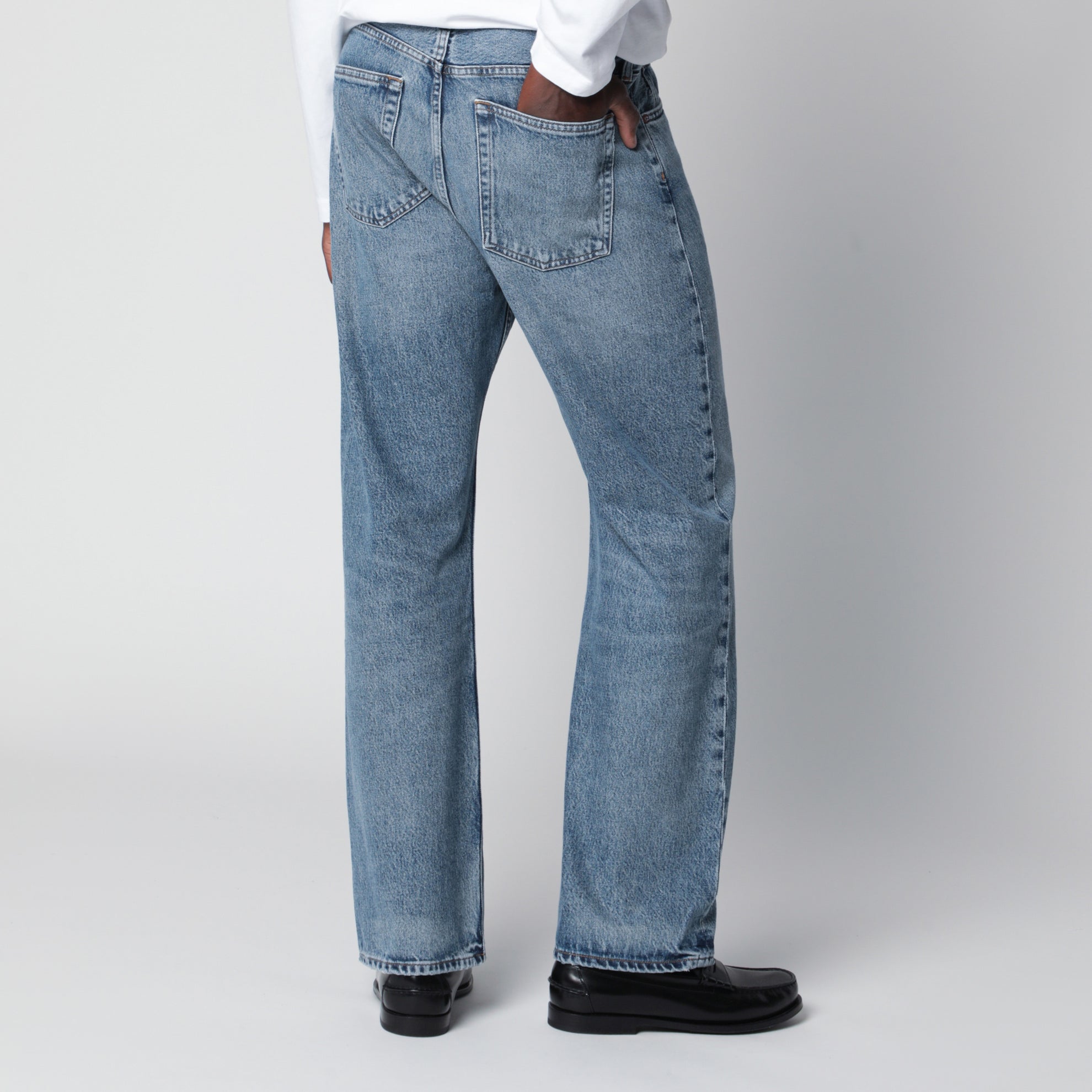 Blue Friction jeans in regenerated denim