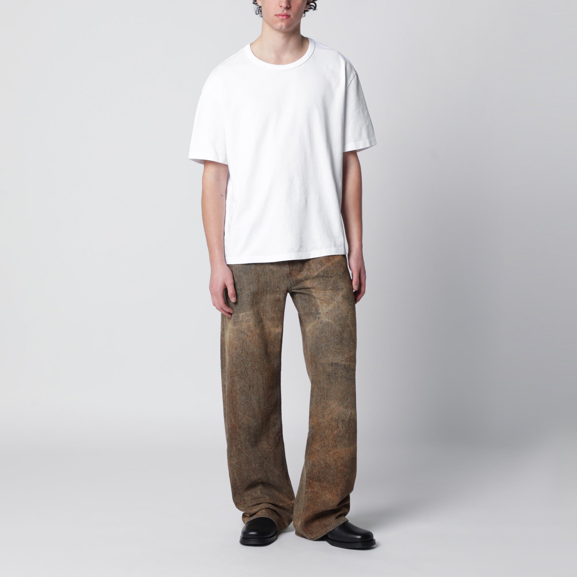 Jeans Afton color rame sbiadito