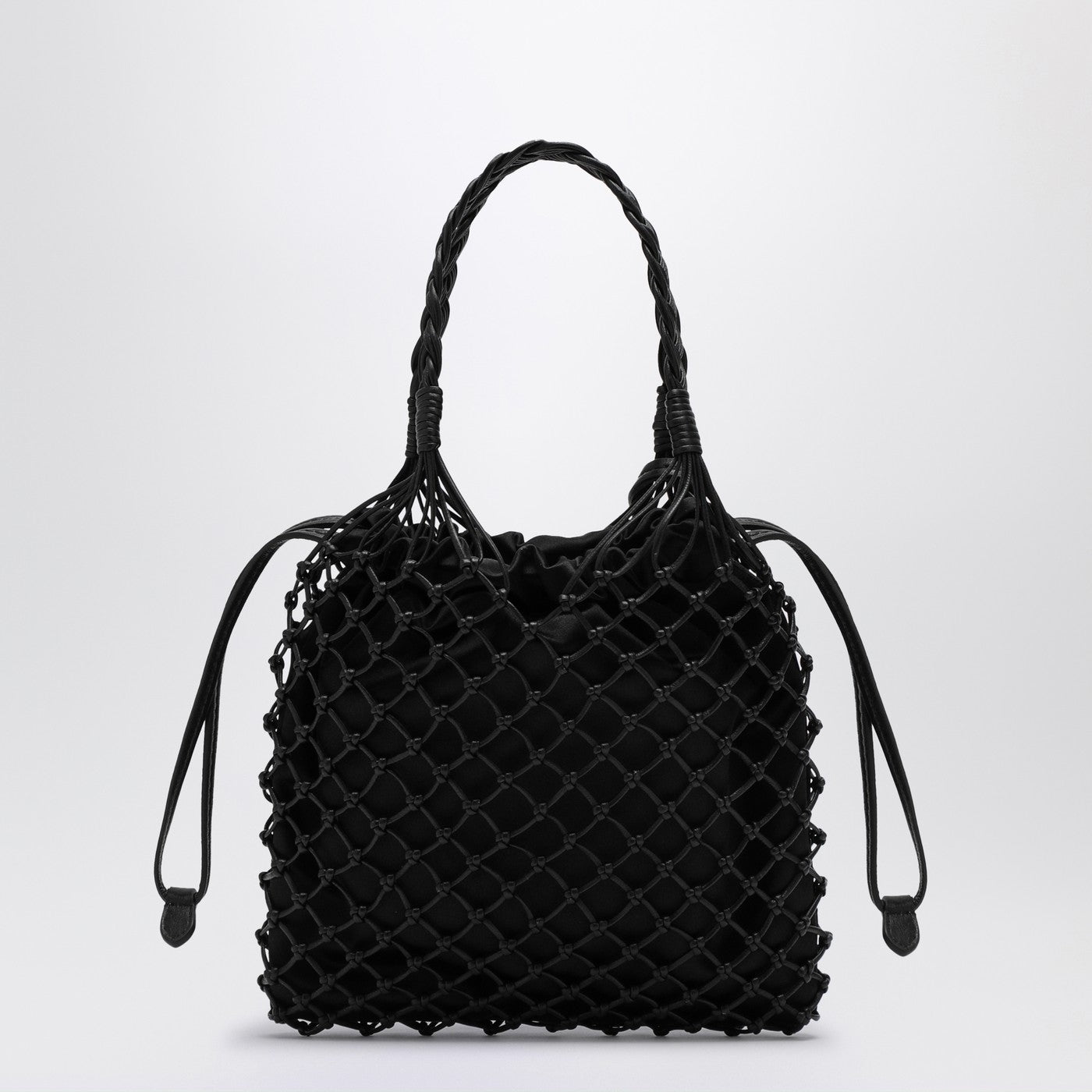 Basket Net black nappa bag