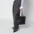 Sac fourre-tout Puzzle Fold moyen en cuir noir