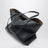Medium Puzzle Fold tote bag in navy blue leather