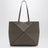 Medium Puzzle Fold Tote bag in taupe grenade leather