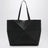 Large Puzzle Fold Tote bag in black grenade leather