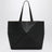 Large Puzzle Fold Tote bag in black grenade leather