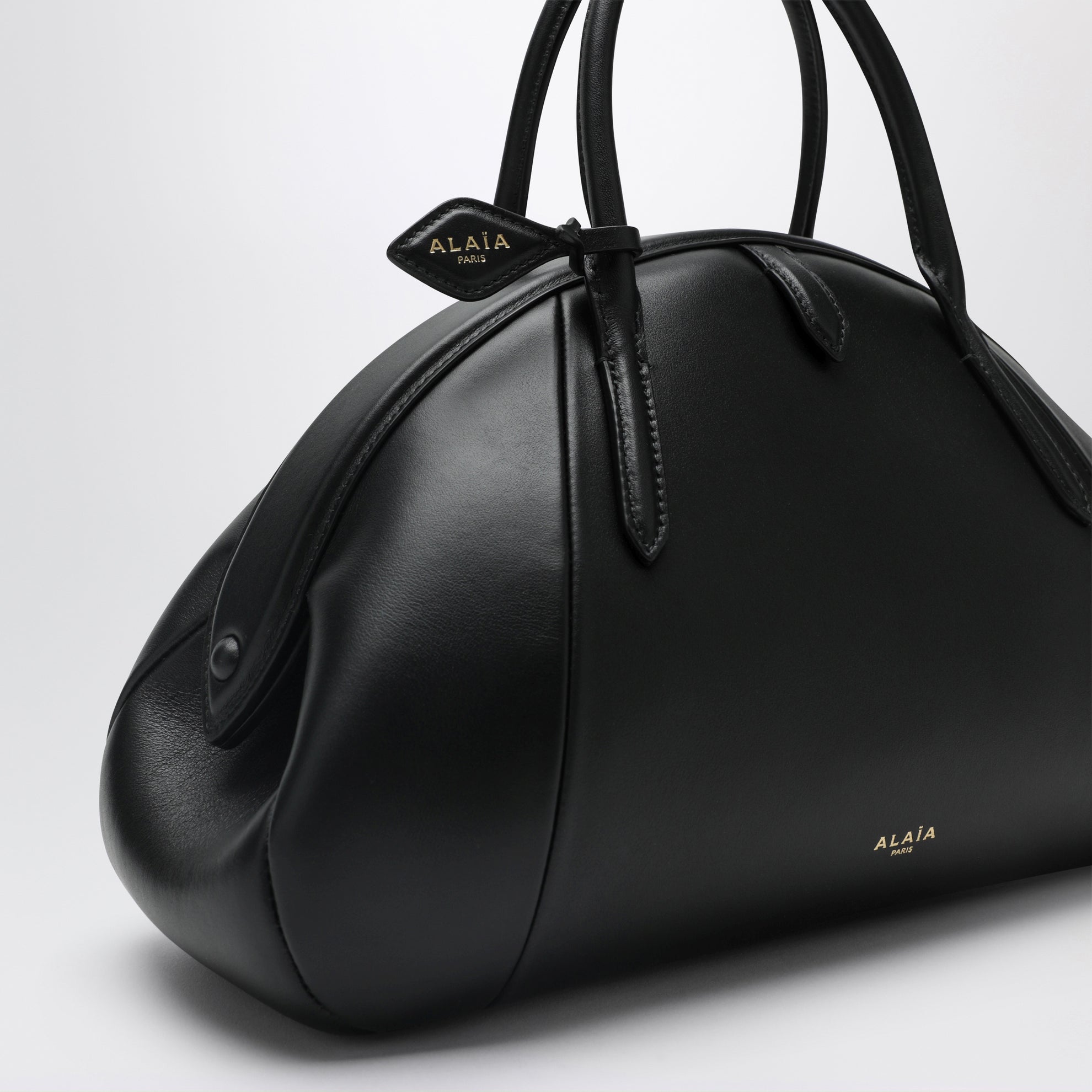 Black leather Purse handbag