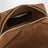 Petit sac Le Bouledogue en nubuck marron clair