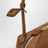 Petit sac Le Bouledogue en nubuck marron clair