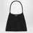 Chocolate brown leather mini hobo bag