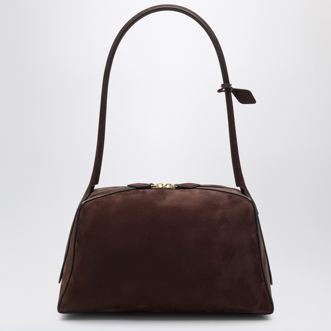 Le Bouledogue bag in brown nubuck
