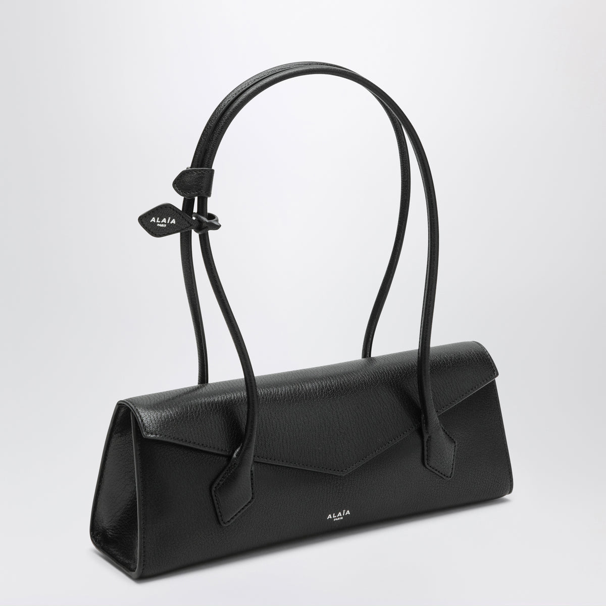 Le Teckel black goatskin bag