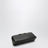 Delta black calfskin clutch bag