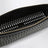 Delta black calfskin clutch bag