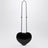Le Coeur black leather bag