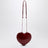 Le Coeur bordeaux leather bag