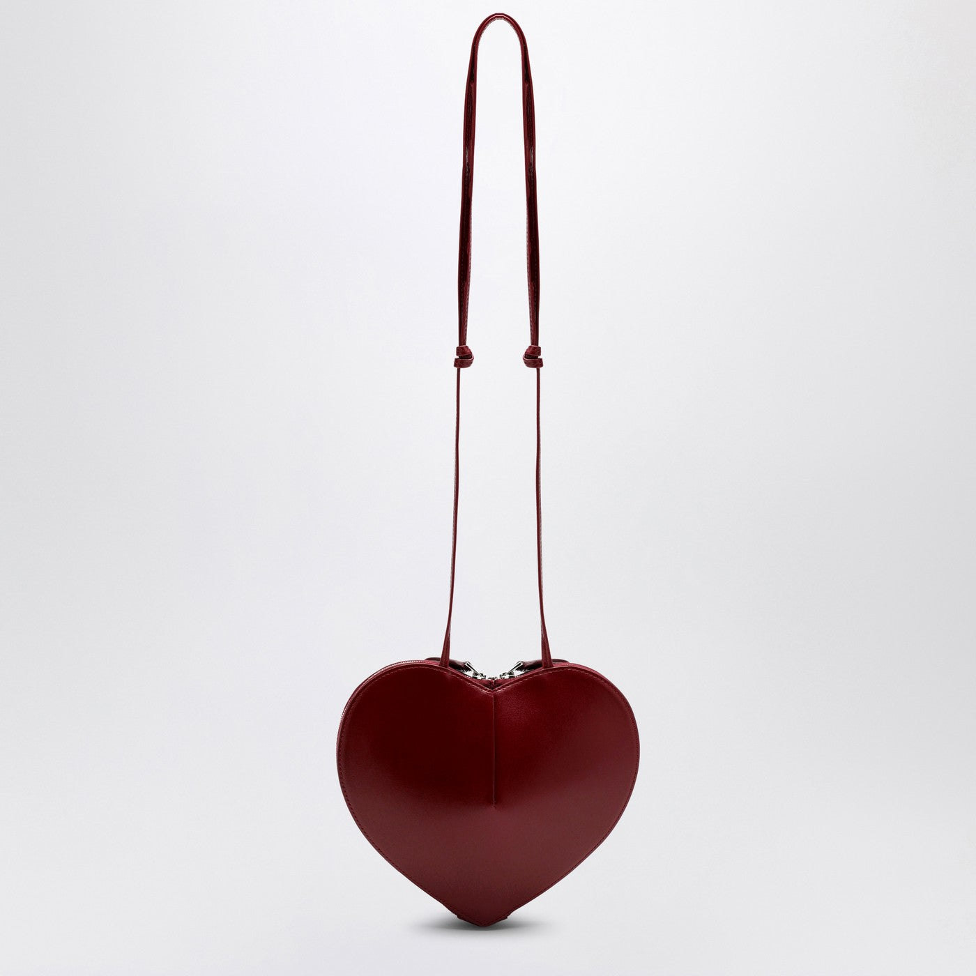 Le Coeur bordeaux leather bag