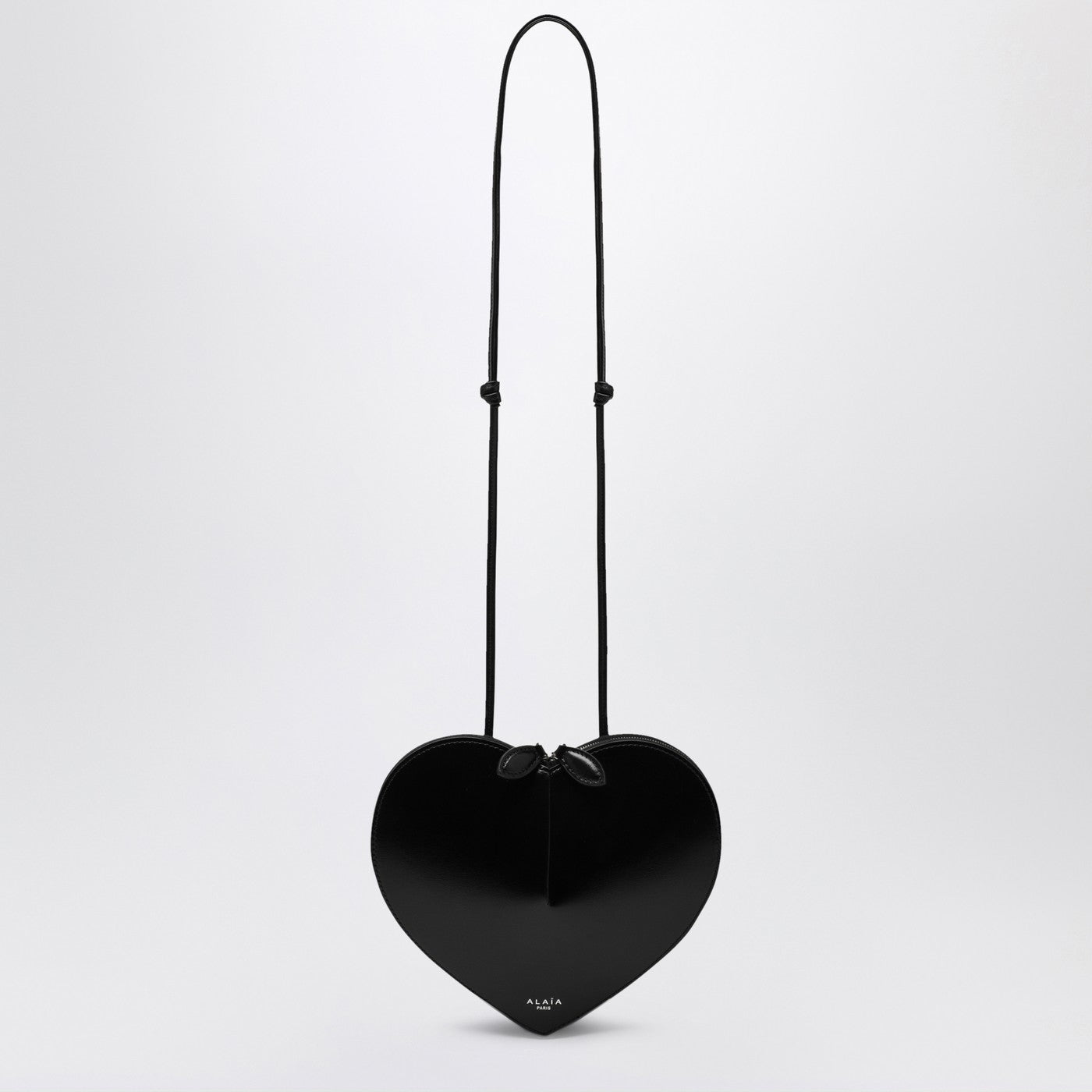 Le Coeur black leather bag