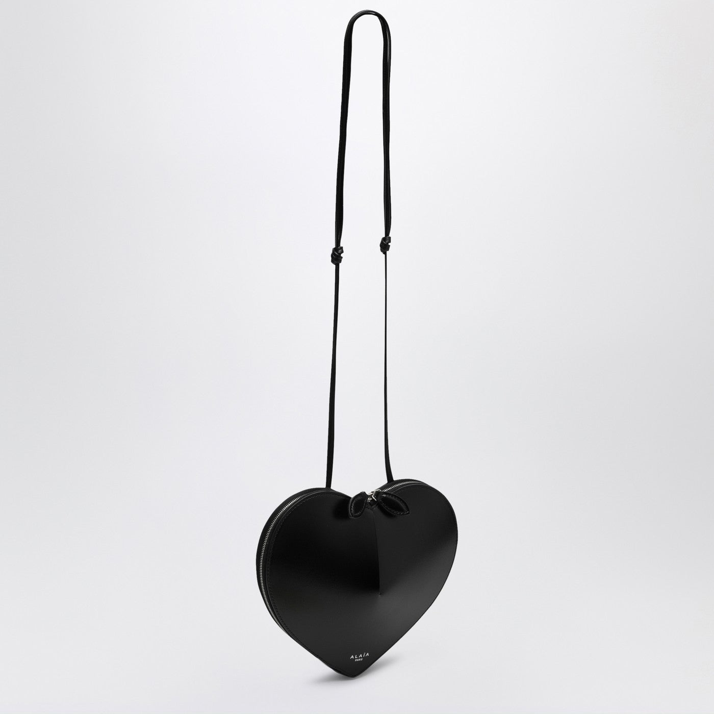 Le Coeur black leather bag