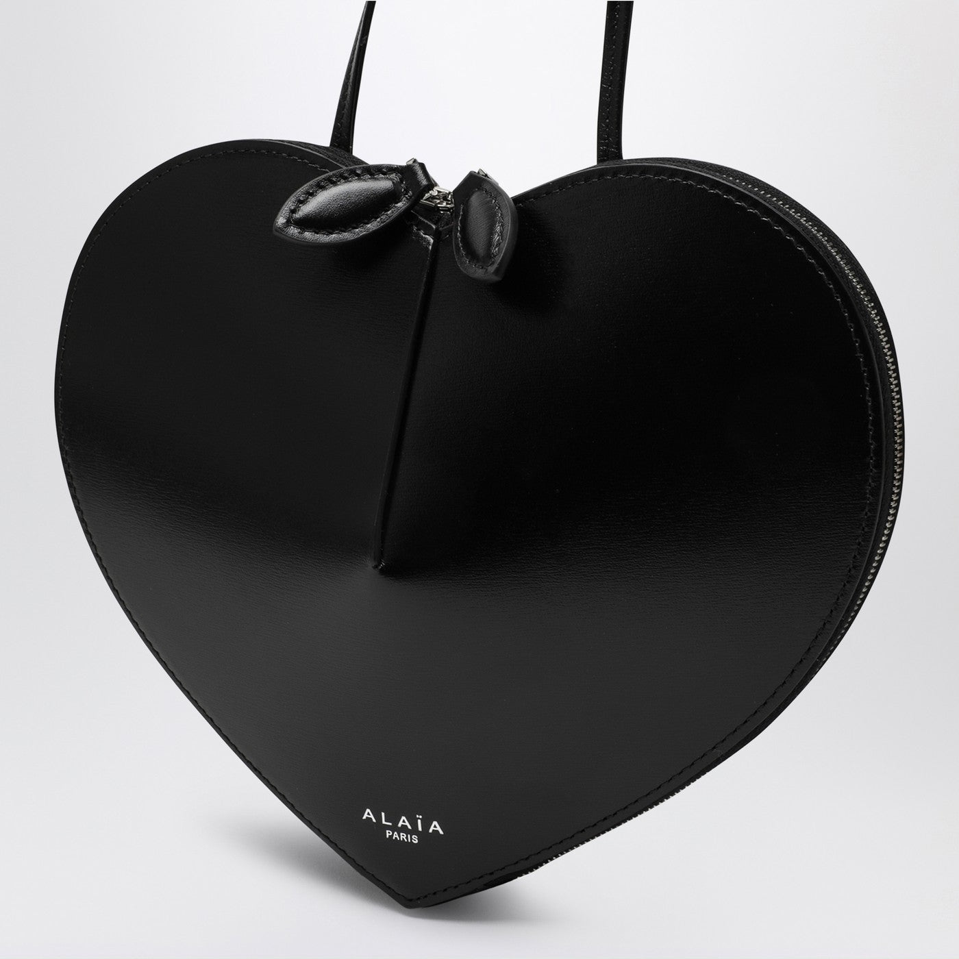 Le Coeur black leather bag