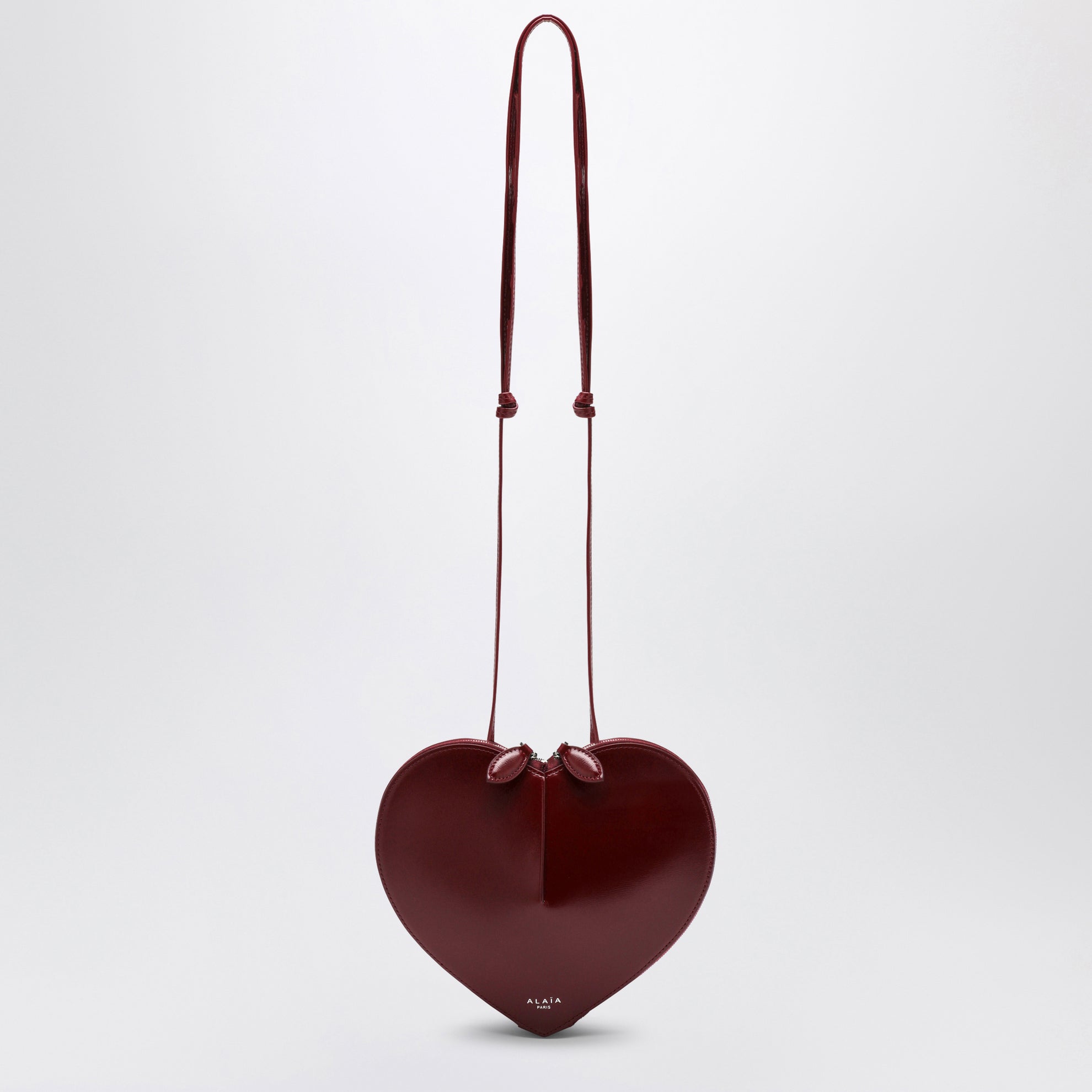 Borsa Le Coeur bordeaux in pelle