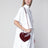 Borsa Le Coeur bordeaux in pelle