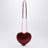 Borsa Le Coeur bordeaux in pelle