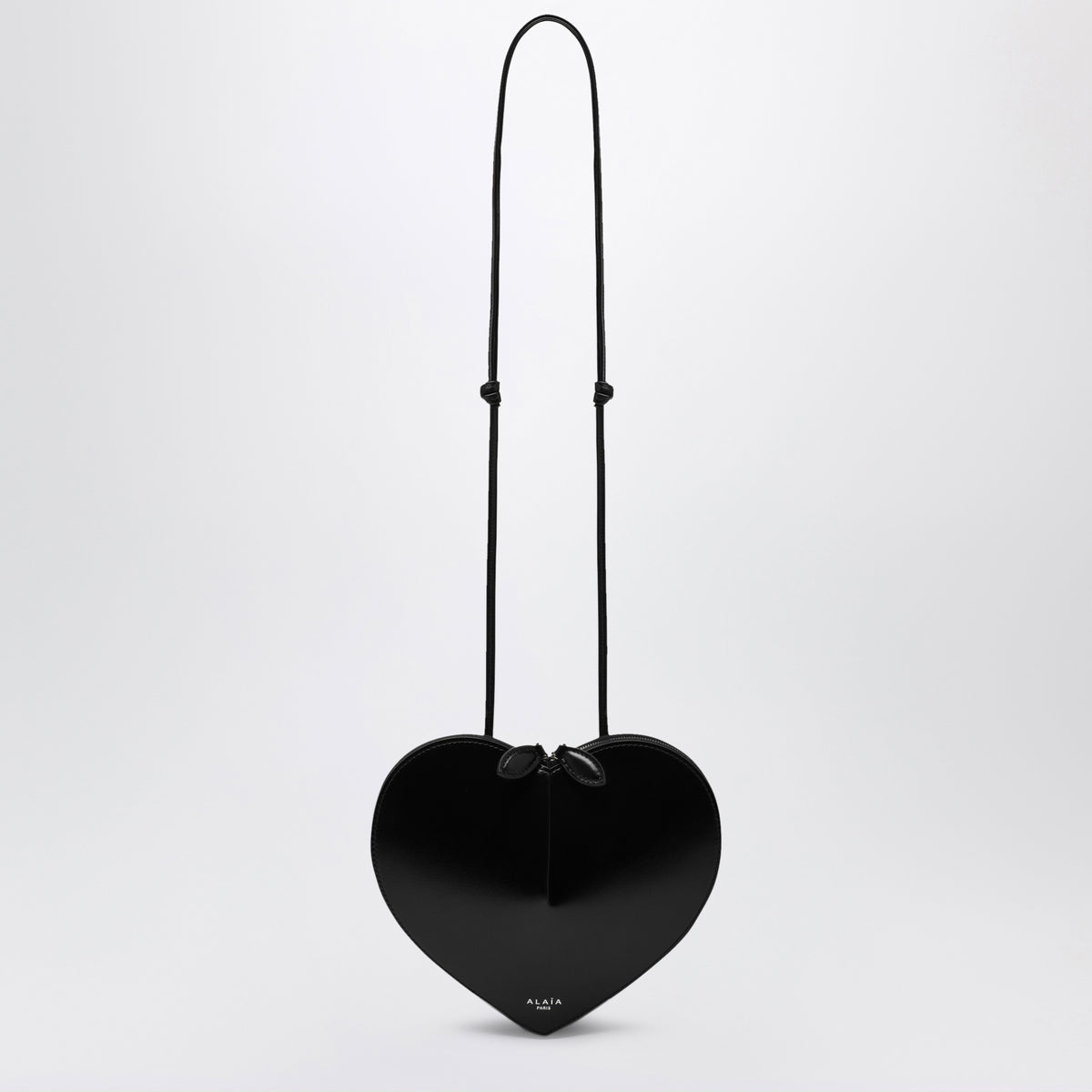 Schwarze Le Coeur Tasche aus Leder