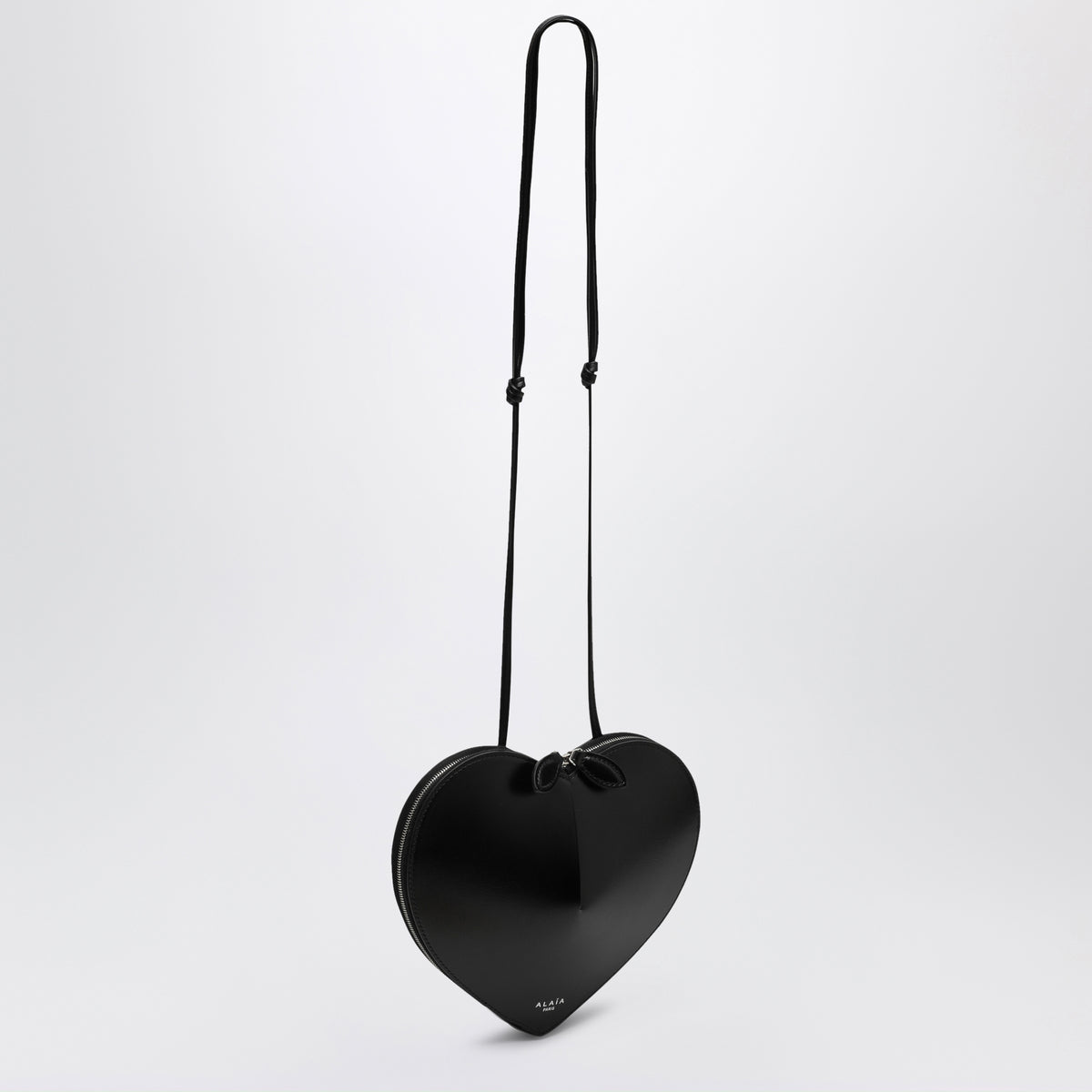 Schwarze Le Coeur Tasche aus Leder