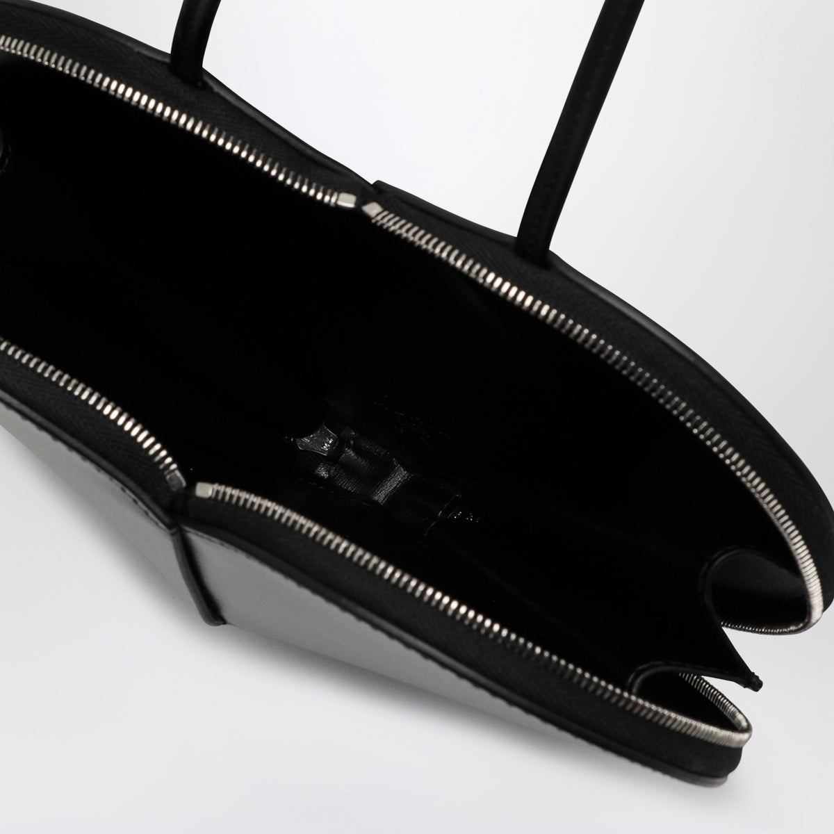 Schwarze Le Coeur Tasche aus Leder