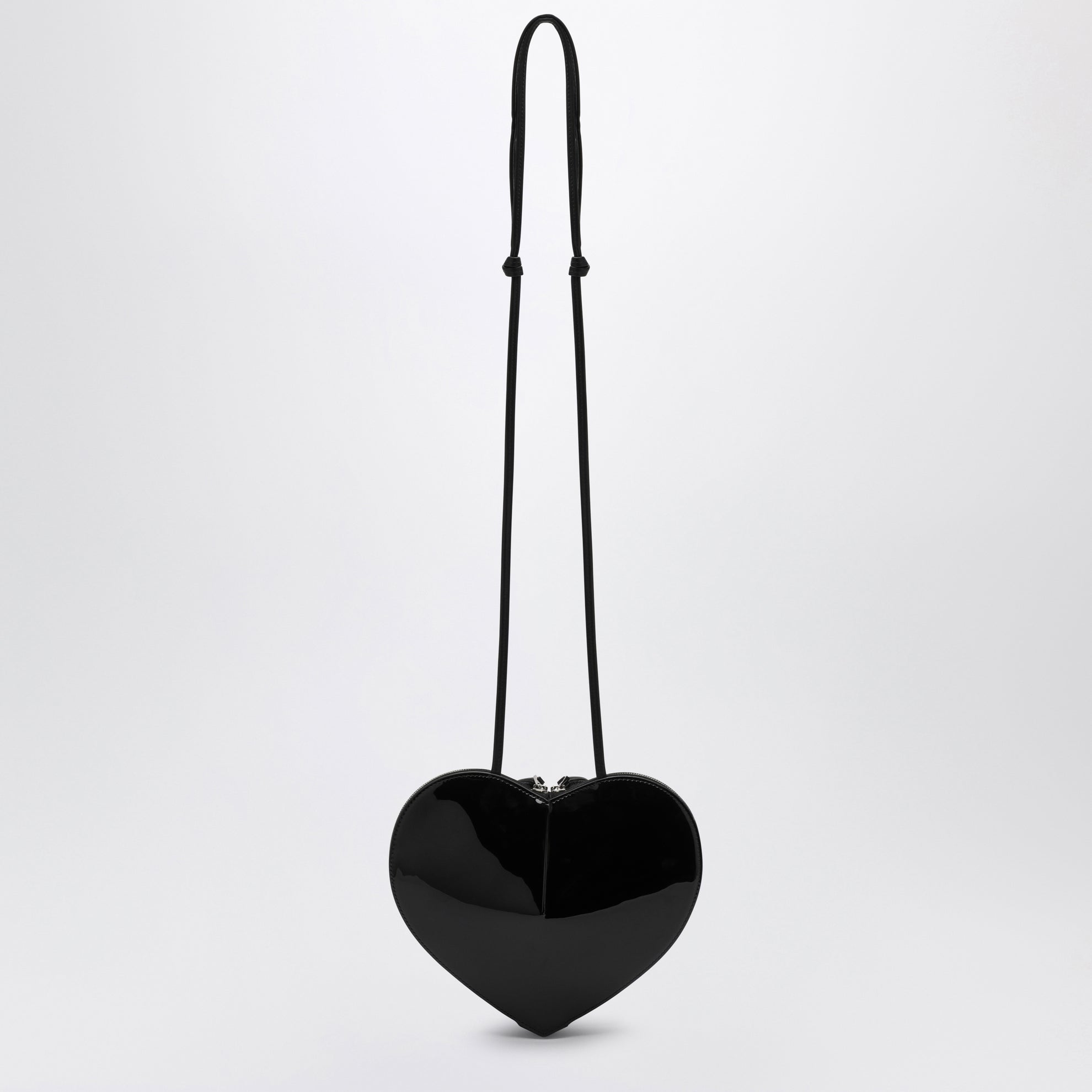 Le Coeur black patent leather bag