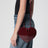 Borsa Le Coeur rossa scura in vernice