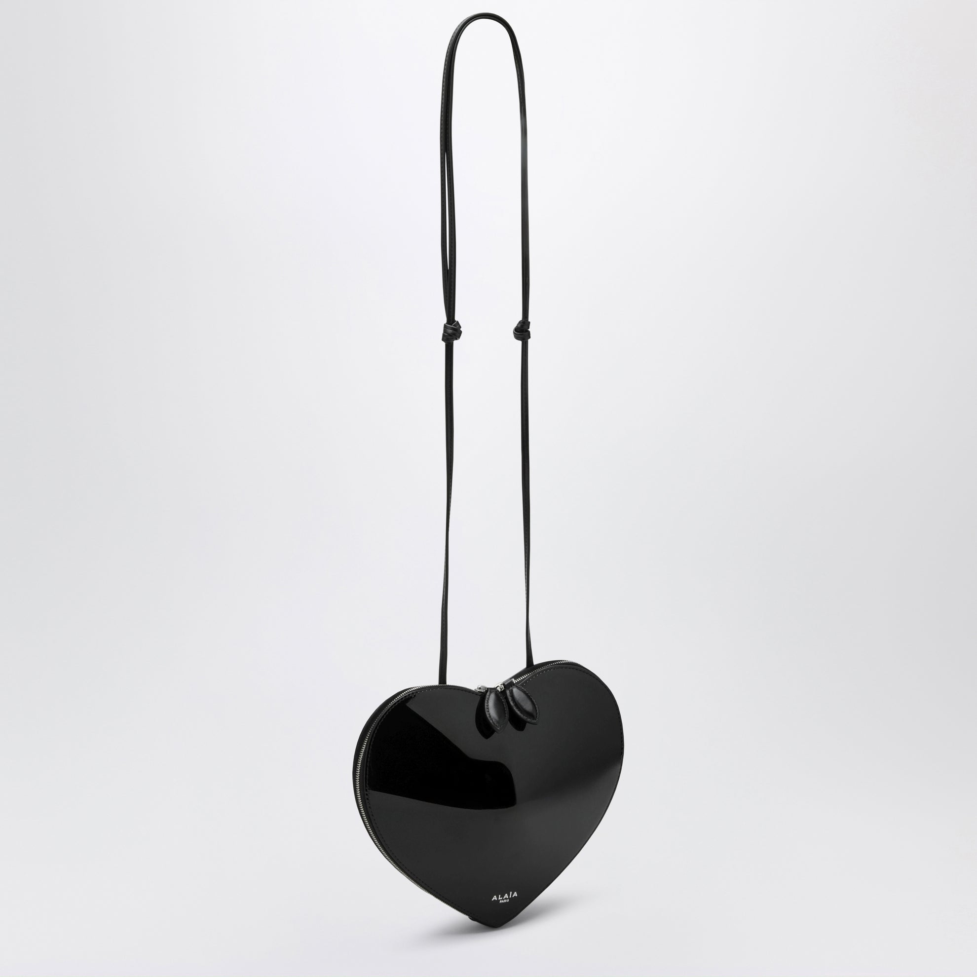 Borsa Le Coeur nera in vernice