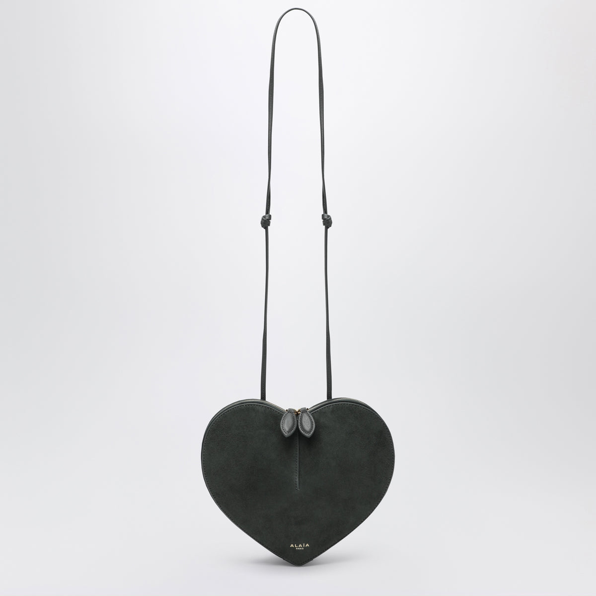 Le Coeur bimaterial bag in Lichen Green
