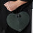 Le Coeur bimaterial bag in Lichen Green