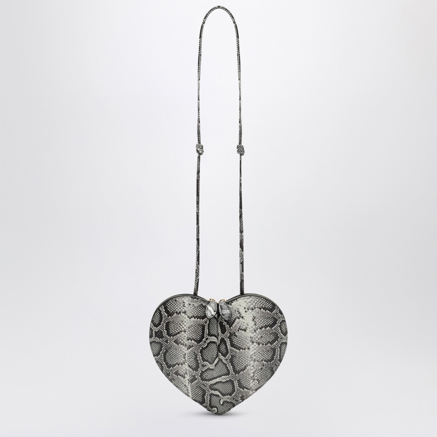 Python-print leather Le Cœur bag