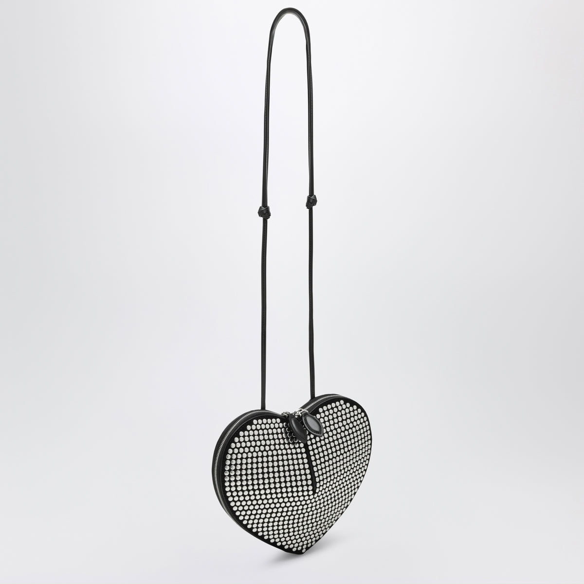 Black Le Coeur studded suede bag