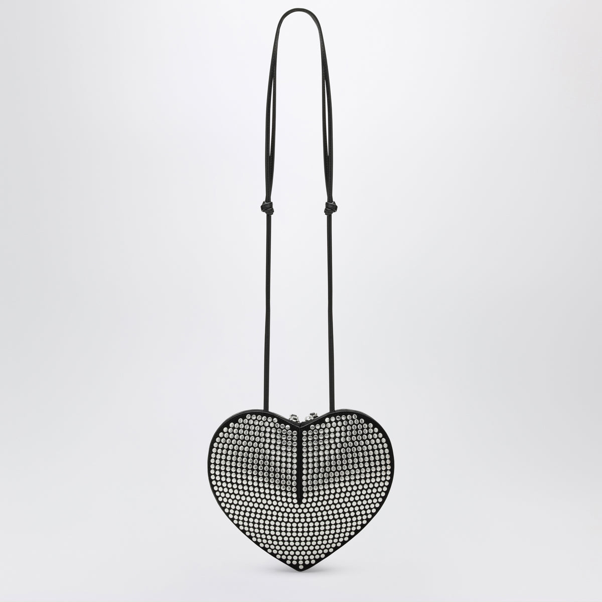 Black Le Coeur studded suede bag