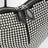 Black Le Coeur studded suede bag
