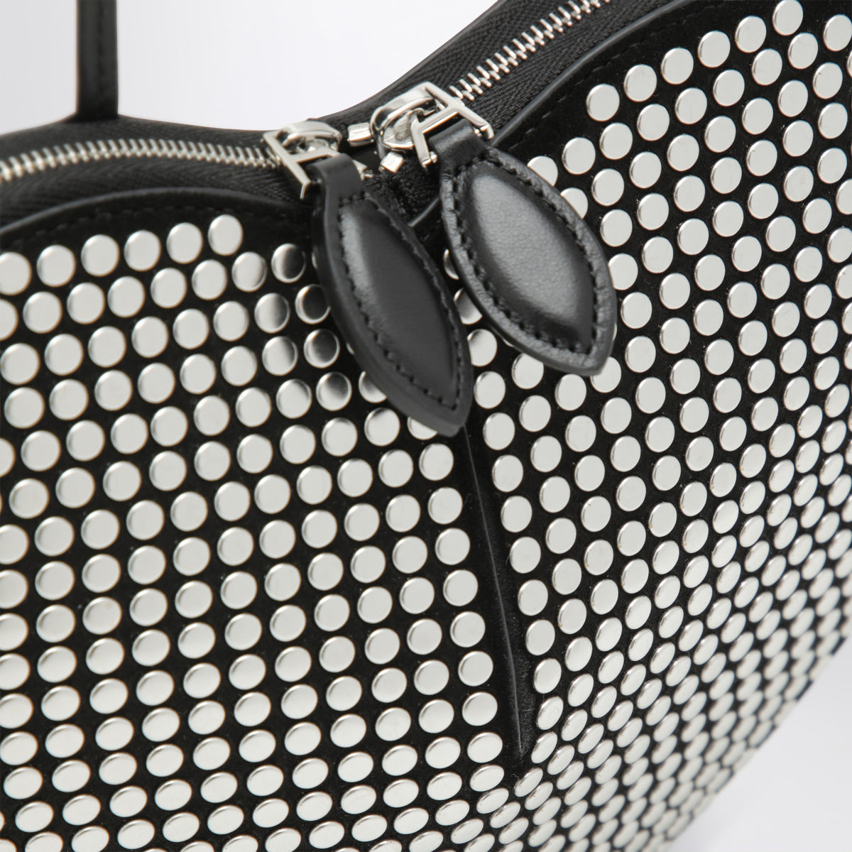 Black Le Coeur studded suede bag
