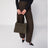 Le Click medium square khaki nubuck bag