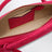 Le Teckel pouch in Dahlia pink suede