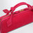 Le Teckel pouch in Dahlia pink suede