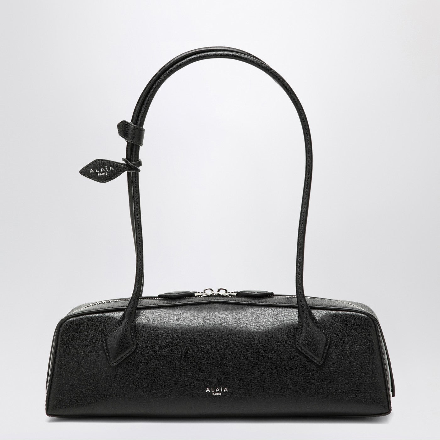 Teckel black leather bag