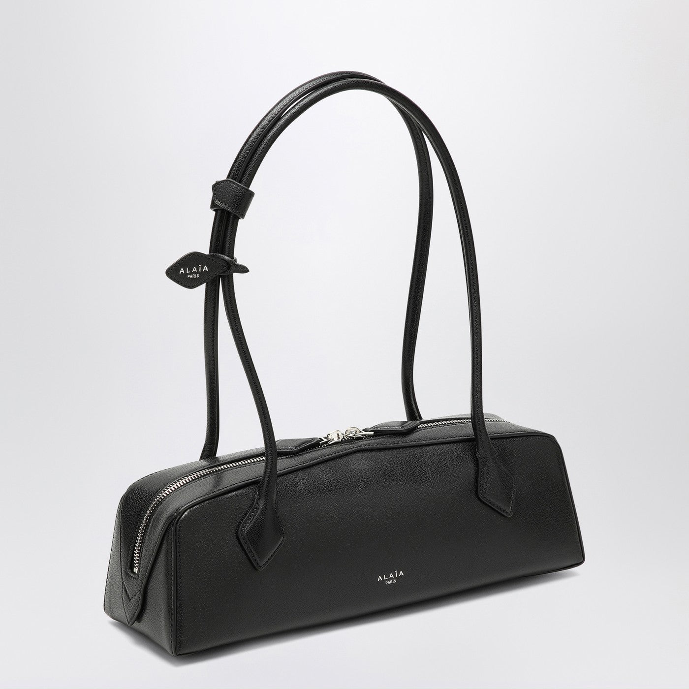 Teckel black leather bag