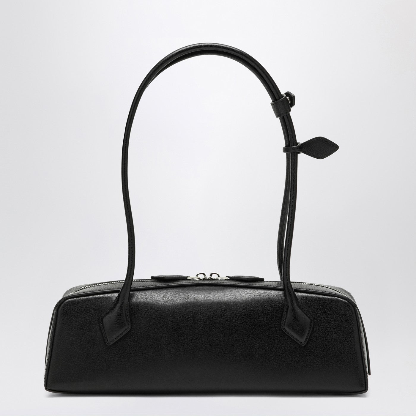 Teckel black leather bag