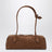 Le Teckel medium brown nubuck leather bag