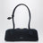 Sac Le Teckel moyen en cuir nubuck bleu nuit