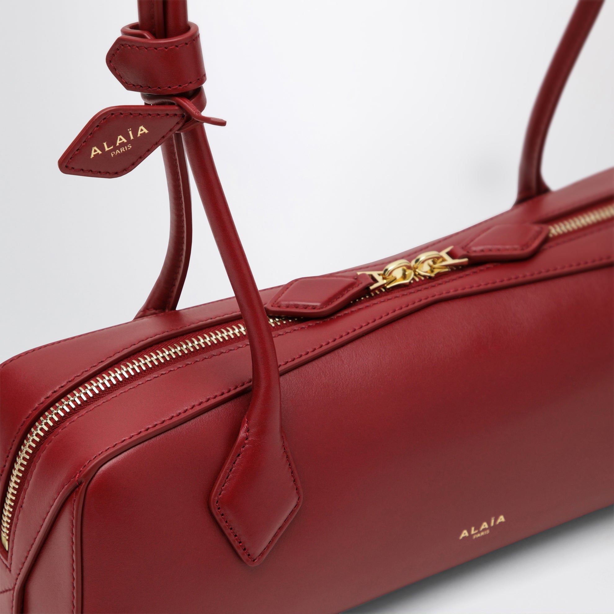 Medium red Le Teckel shoulder bag