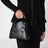 Borsa Mina 20 nera in pelle di vitello